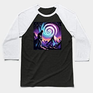 Space cat Baseball T-Shirt